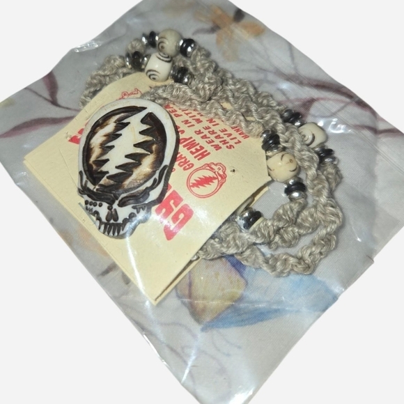 💀🎶 Classic Steal Your Face Spiral Choker 🎶💀 - Picture 3 of 3